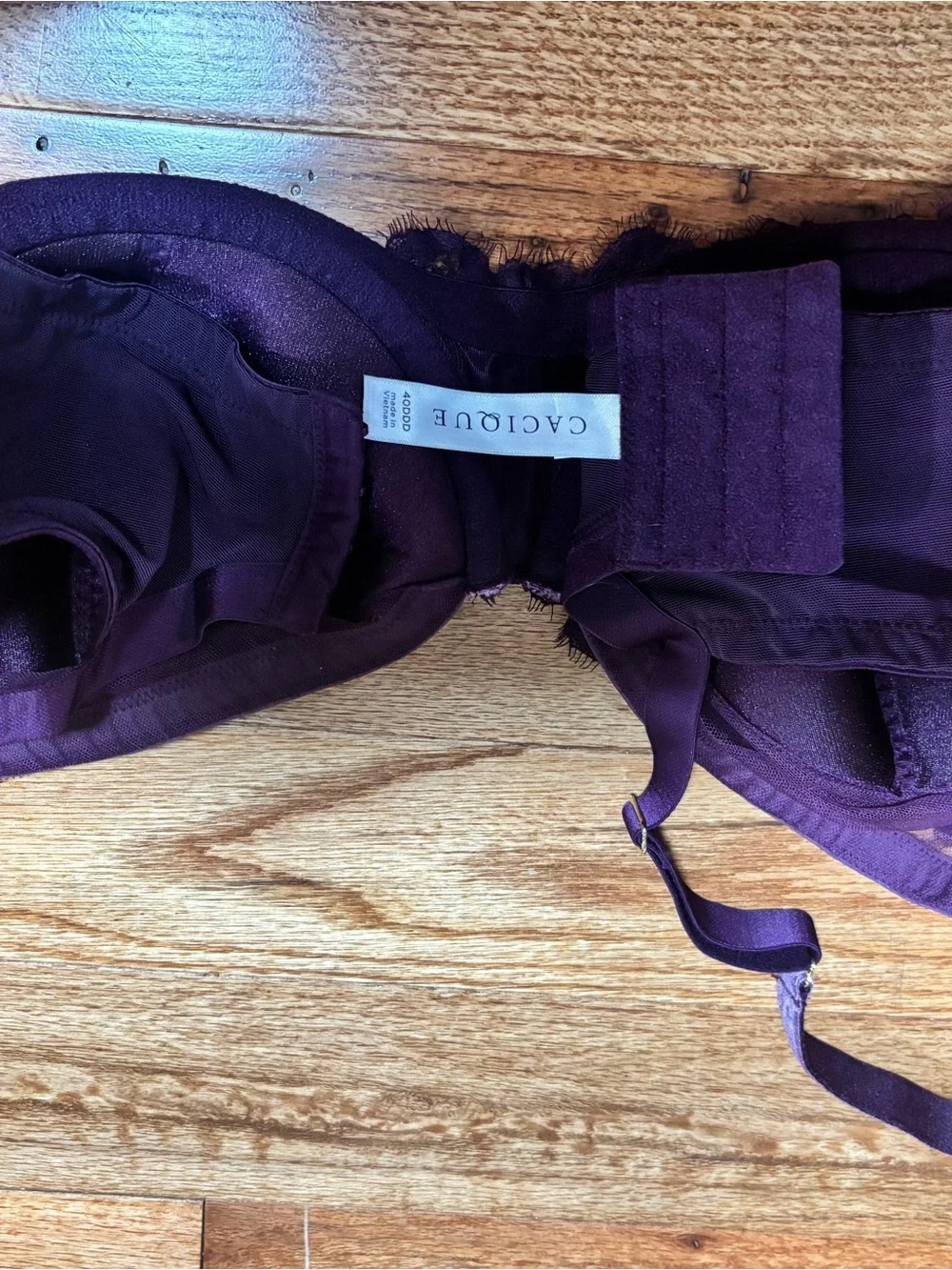 Cacique Lace Underwire Bra - Purple